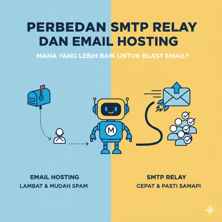 Perbedaan SMTP Relay dan Email Hosting: Mana yang Lebih Baik untuk Blast Email?