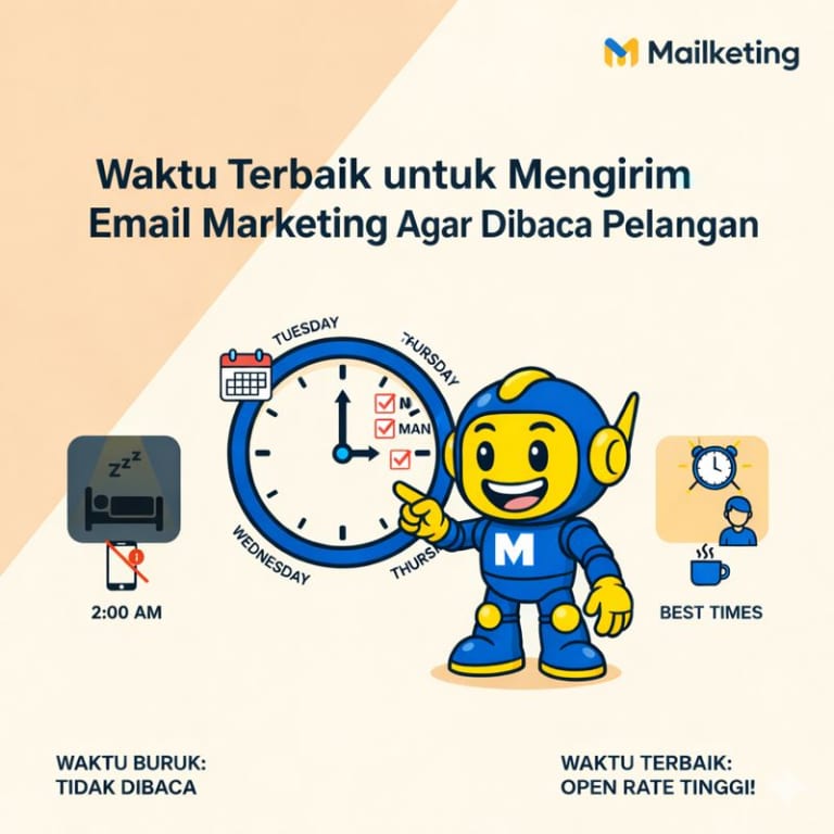 Waktu Terbaik untuk Mengirim Email Marketing Agar Dibaca Pelanggan