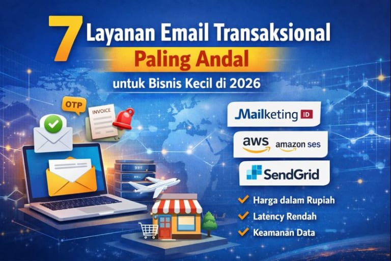 7 Layanan Email Transaksional Paling Andal untuk Bisnis Kecil di 2026