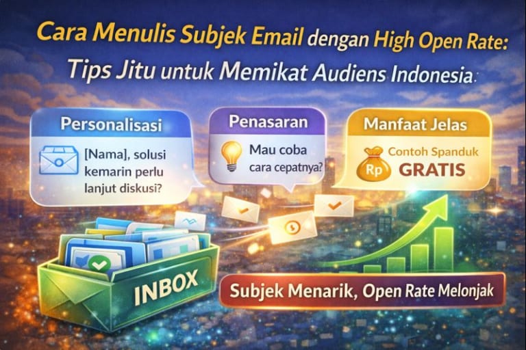 Cara Menulis Subjek Email dengan High Open Rate: Tips Jitu untuk Audiens Indonesia