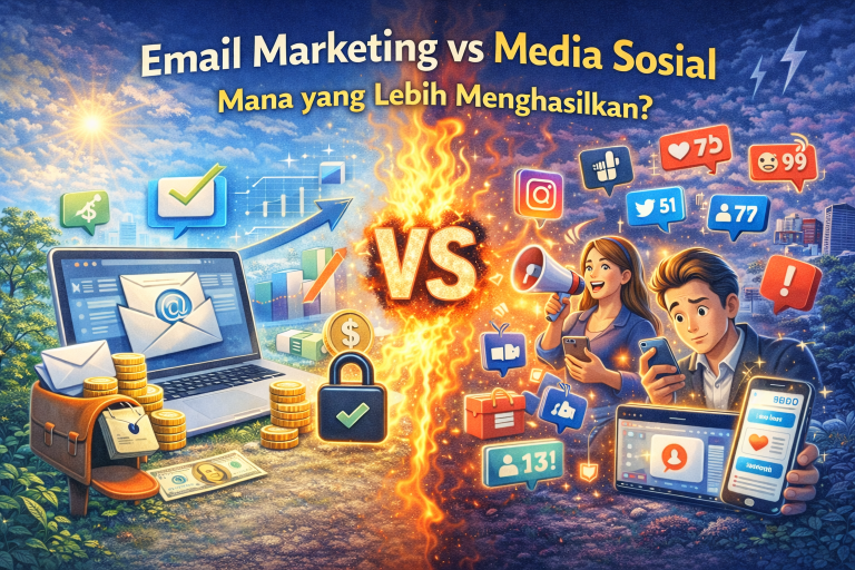 Email Marketing vs Media Sosial: Mana yang Lebih Menghasilkan?