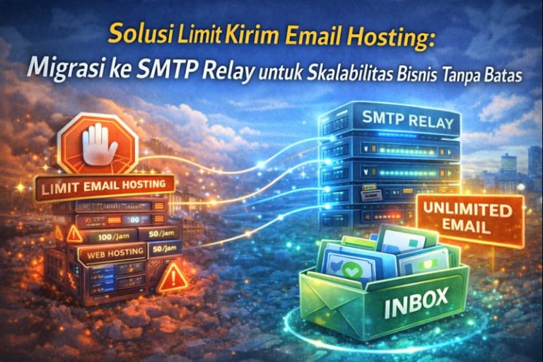 Solusi Limit Kirim Email Hosting: Migrasi ke SMTP Relay untuk Skalabilitas Bisnis Tanpa Batas