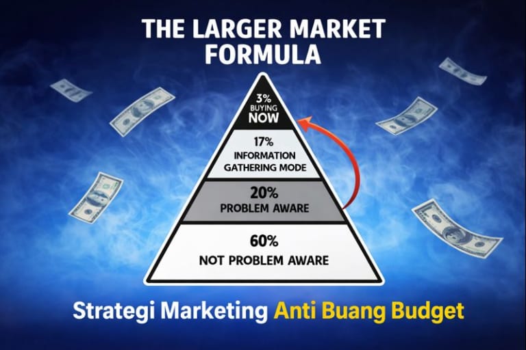 The Larger Market Formula: Strategi Marketing Anti Buang Budget