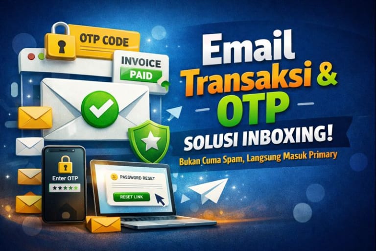 Email Transaksional & OTP: Rahasia Inboxing hingga Primary Gmail