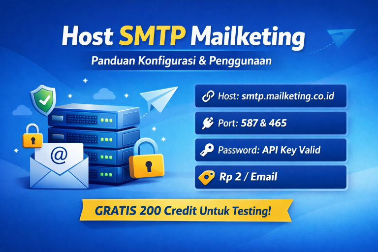 Host SMTP Mailketing: Panduan Konfigurasi dan Cara Penggunaannya