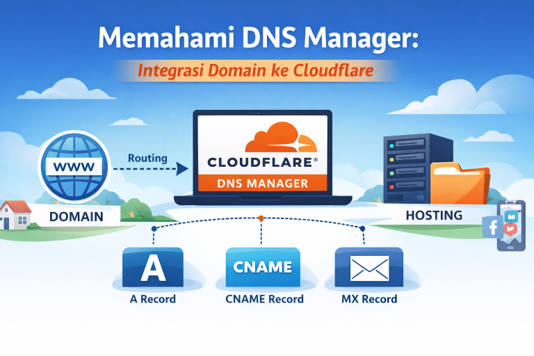 Memahami DNS Manager: Cara Integrasi Domain ke Cloudflare