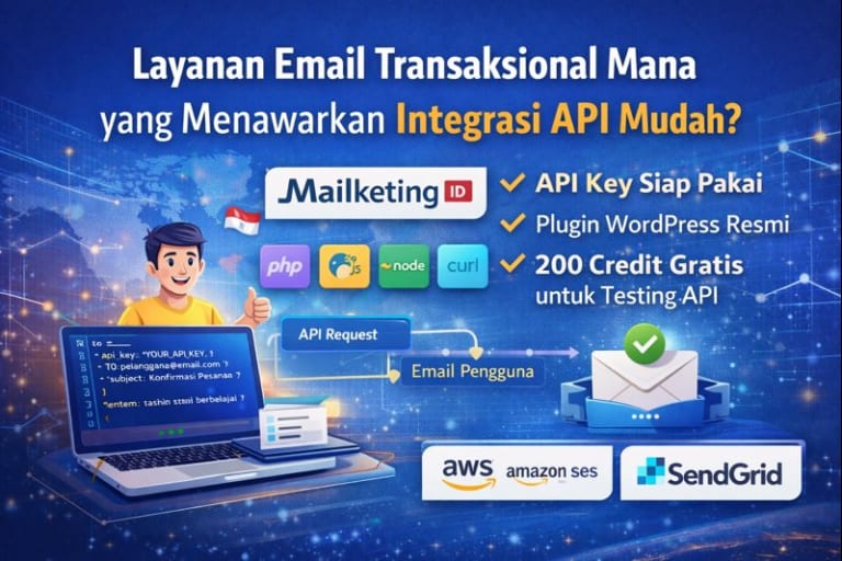 Layanan Email Transaksional Mana yang Menawarkan Integrasi API Mudah?