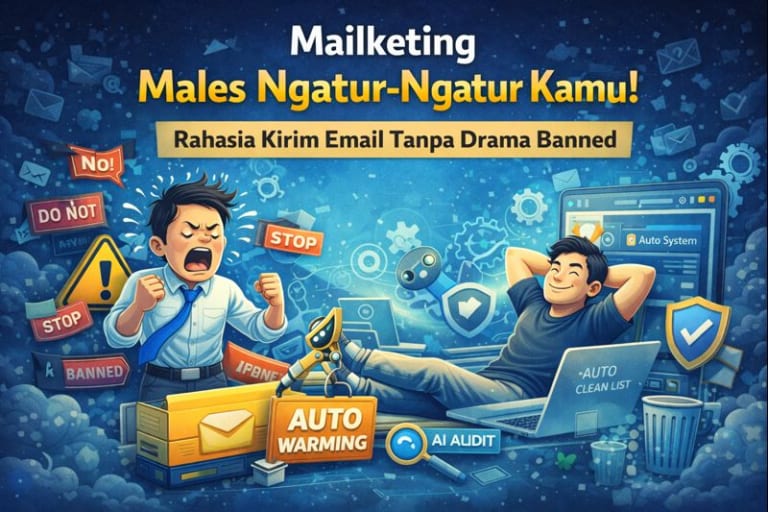 Mailketing Males Ngatur-Ngatur Kamu! Rahasia Kirim Email Tanpa Drama Banned