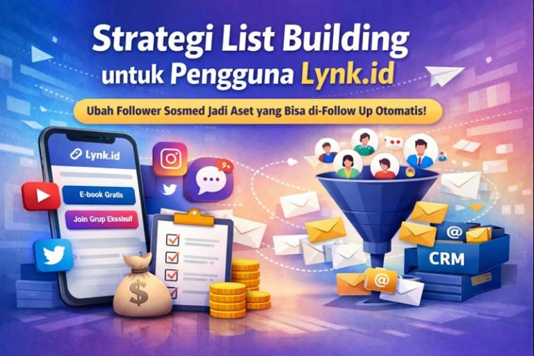 Strategi List Building untuk Pengguna Lynk.id: Ubah Follower Sosmed Jadi Aset yang Bisa di-Follow Up Otomatis!
