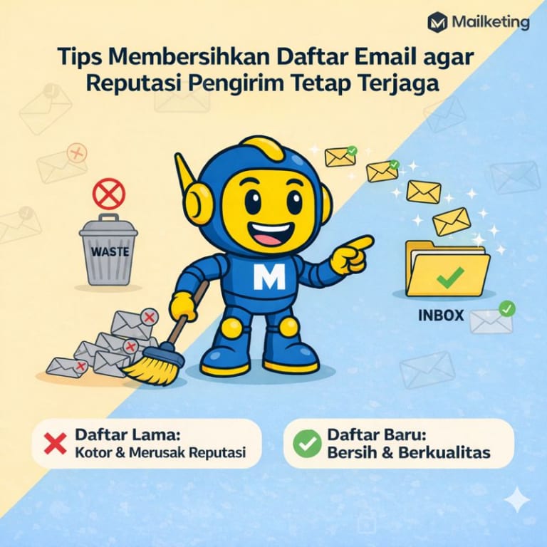 Tips Membersihkan List Email agar Reputasi Pengirim Tetap Terjaga