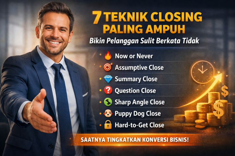 7 Teknik Closing Paling Ampuh Bikin Pelanggan Sulit Berkata Tidak