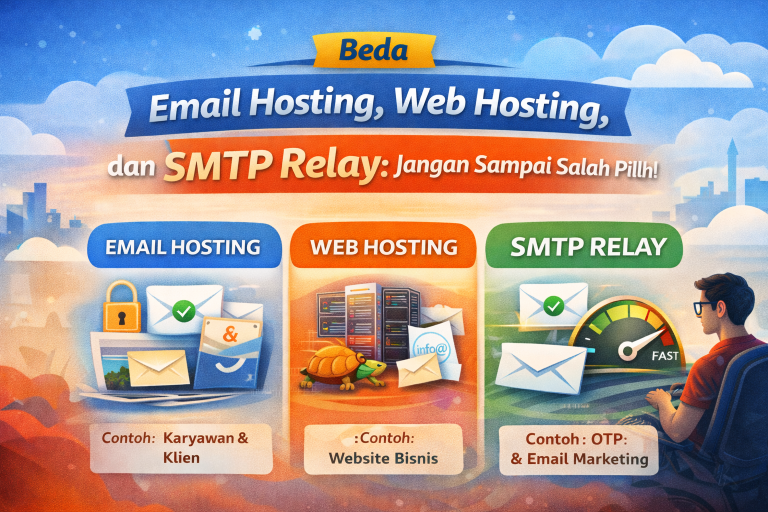Beda Email Hosting, Web Hosting, dan SMTP Relay
