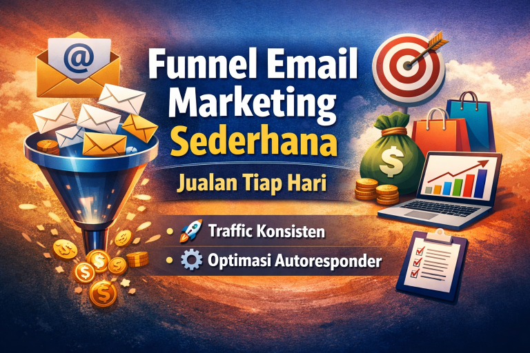 Funnel Email Marketing Sederhana Jualan Tiap Hari