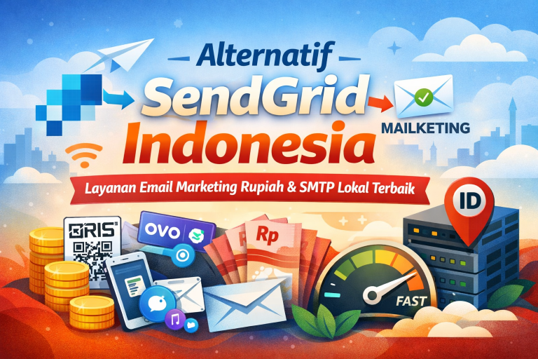 Alternatif SendGrid Indonesia: Layanan Email Marketing Rupiah & SMTP Lokal Terbaik