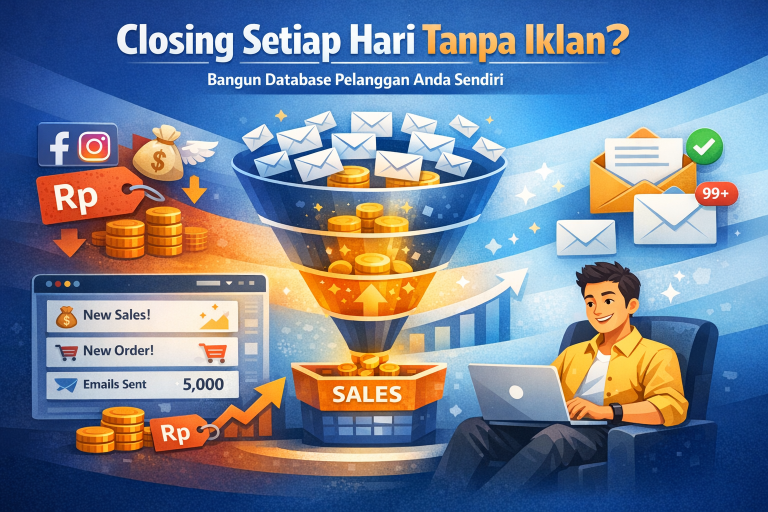 Bangun Database Pelanggan: Closing Harian Tanpa Iklan
