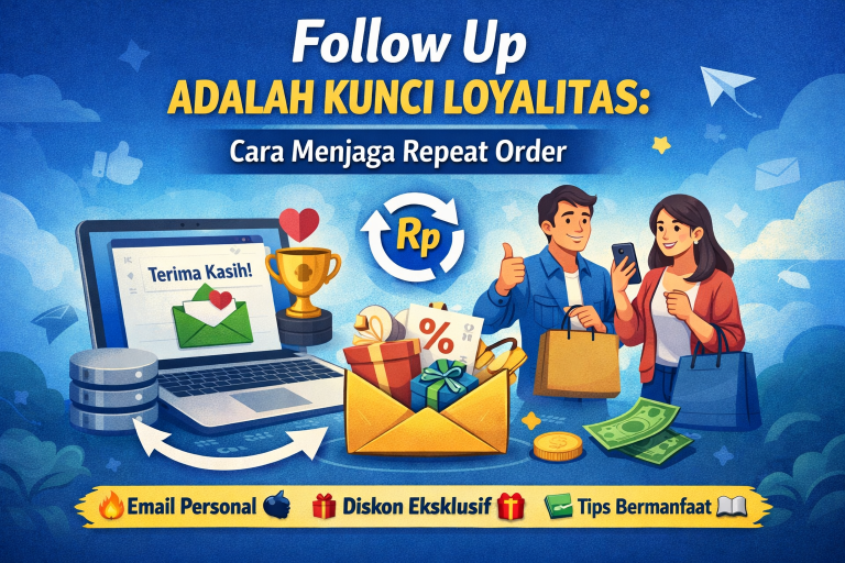 Follow Up Adalah Kunci Loyalitas: Cara Menjaga Repeat Order