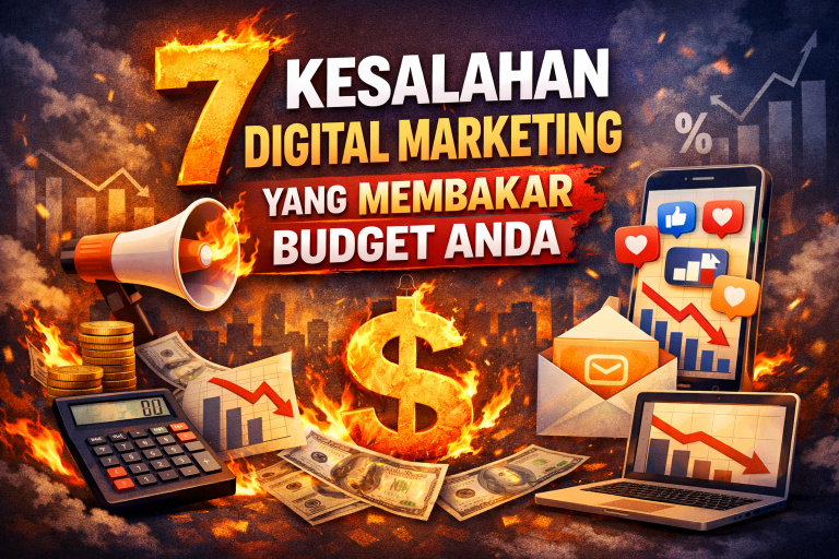 7 Kesalahan Digital Marketing yang Diam-diam Membakar Budget Anda