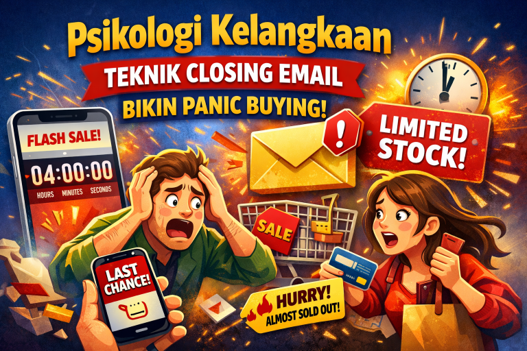 Psikologi Kelangkaan: Teknik Closing Email Bikin Panic Buying
