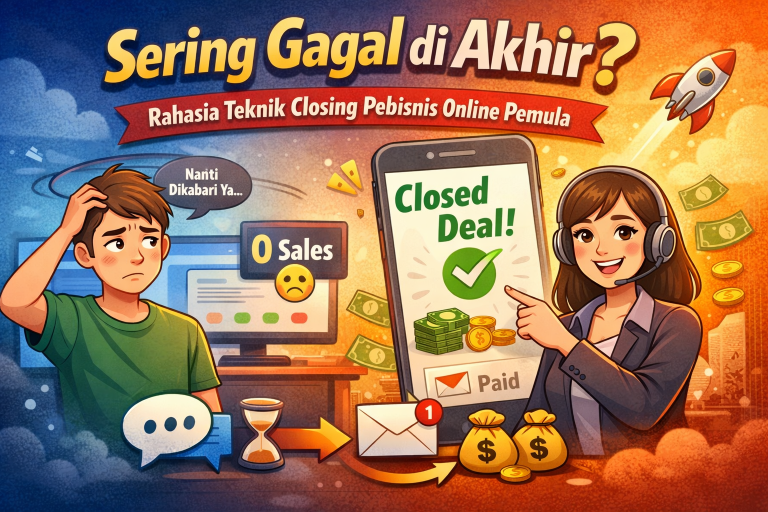 Sering Gagal di Akhir? Rahasia Teknik Closing Pebisnis Online Pemula