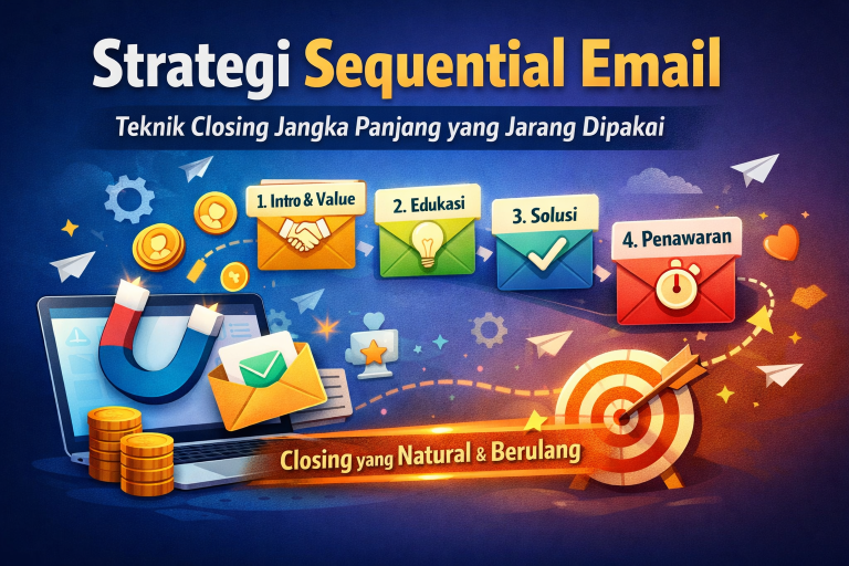 Strategi Sequential Email: Teknik Closing Jangka Panjang yang Jarang Dipakai