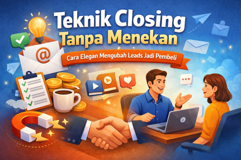 Teknik Closing Tanpa Menekan: Cara Elegan Mengubah Leads Jadi Pembeli
