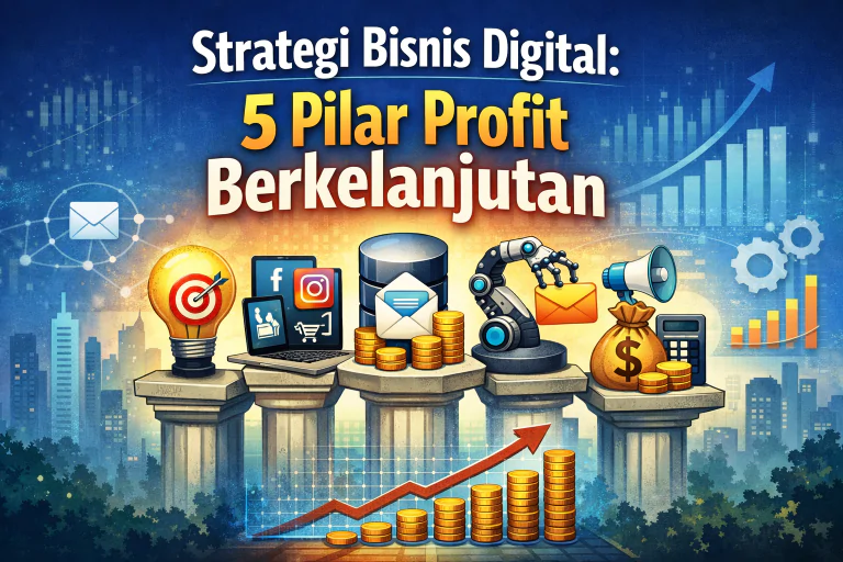 Strategi Bisnis Digital: 5 Pilar Profit Berkelanjutan