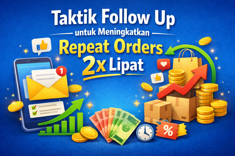 Taktik Follow Up untuk Meningkatkan Repeat Orders 2x Lipat
