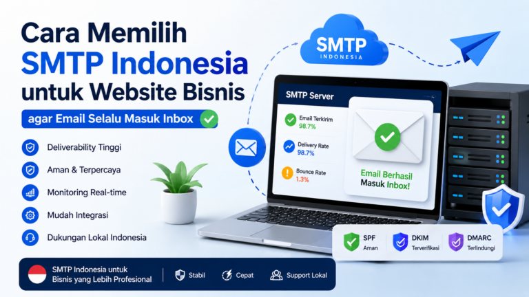 Cara Memilih SMTP Indonesia untuk Website Bisnis agar Email Selalu Masuk Inbox
