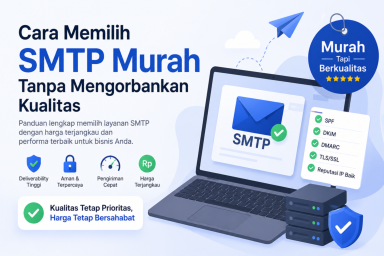 Cara Memilih SMTP Murah Tanpa Mengorbankan Kualitas untuk Email Bisnis yang Stabil