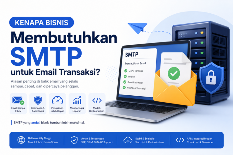 Kenapa Bisnis Membutuhkan SMTP untuk Email Transaksi? Ini Alasan yang Sering Terlambat Disadari