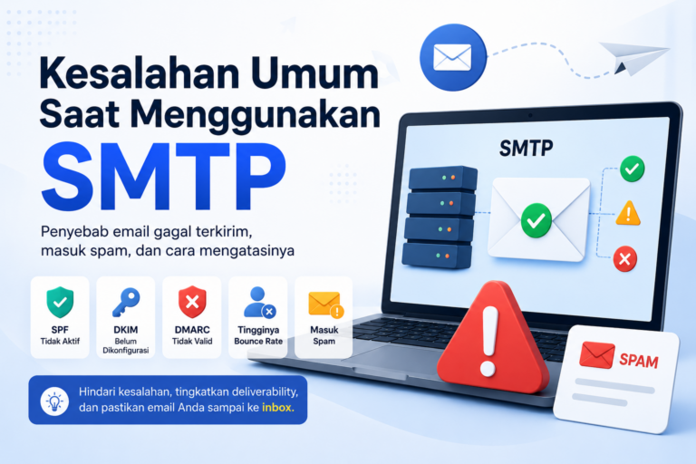 Kesalahan Umum Saat Menggunakan SMTP yang Membuat Email Masuk Spam atau Gagal Terkirim